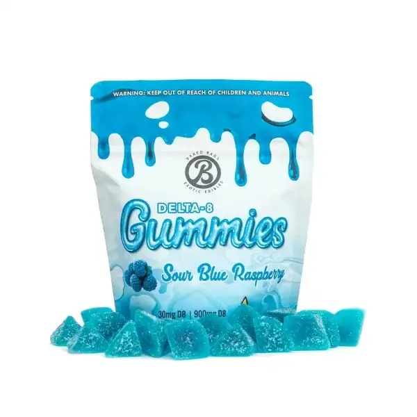 GUMMIES SOUR BLUE RASPBERRY